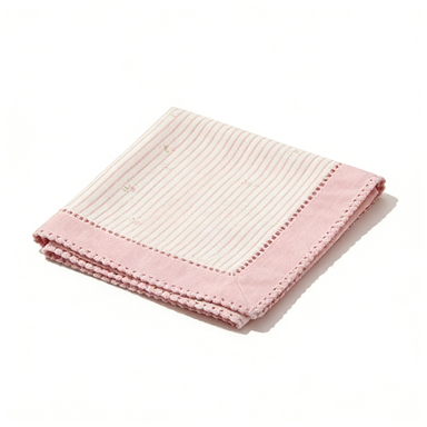 Pink & White Stripe Cotton Napkin