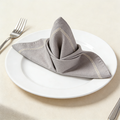Border-Embroidered Linen Napkin